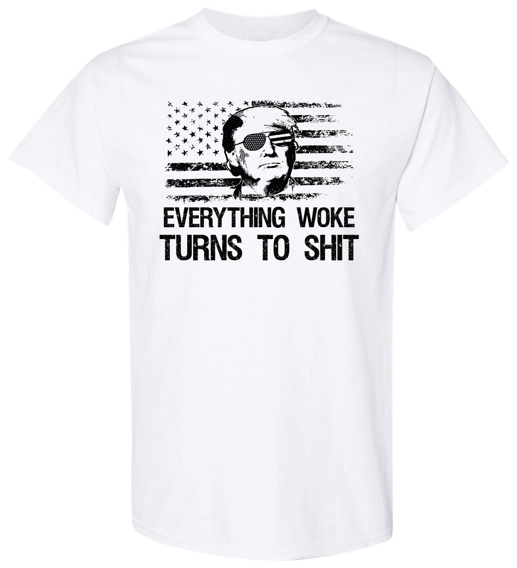 Everything Woke Turns To Shit Tee